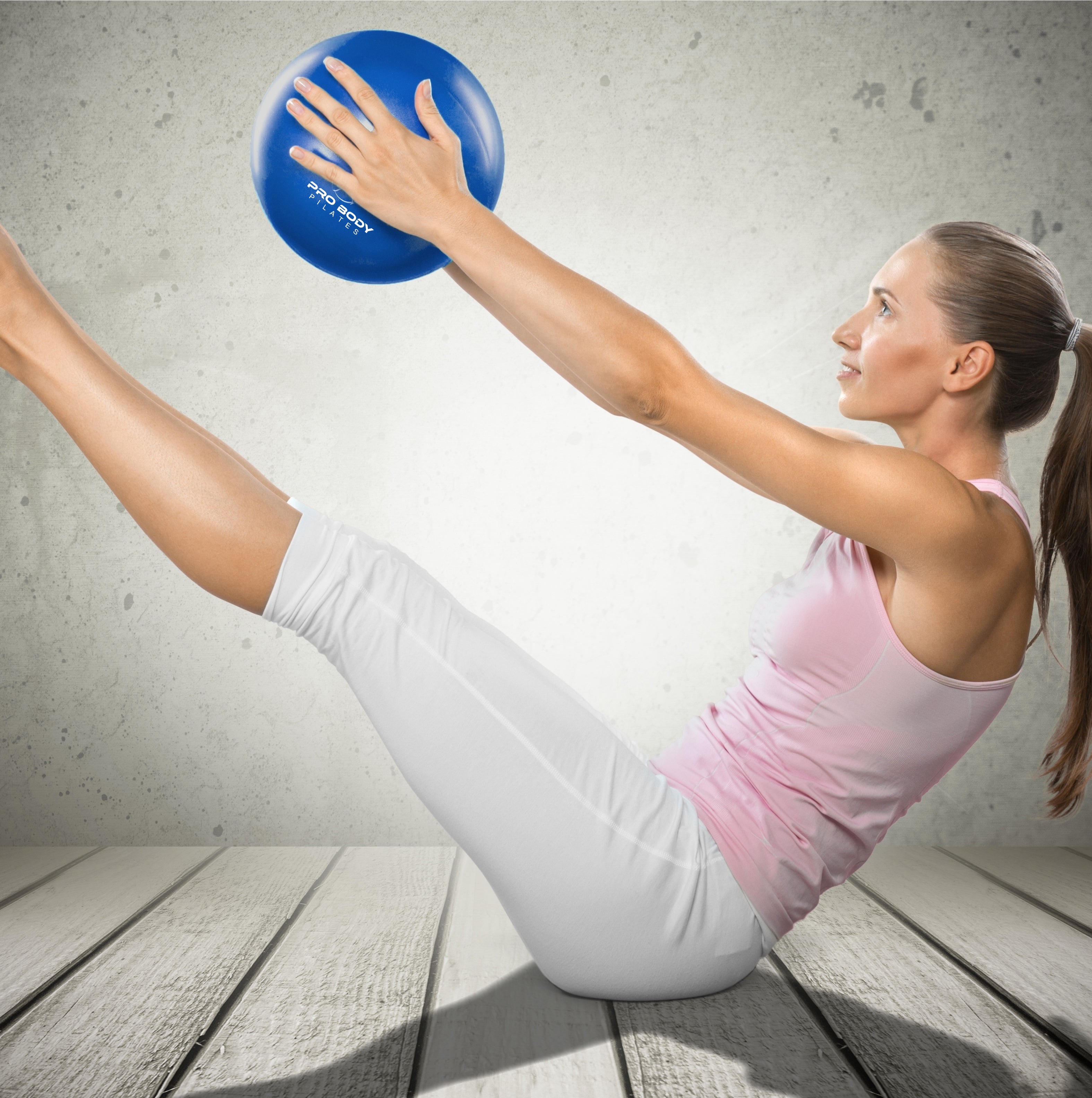 Small Pilates Ball, Therapy Ball, Mini Workout Ball, Core Ball, 10