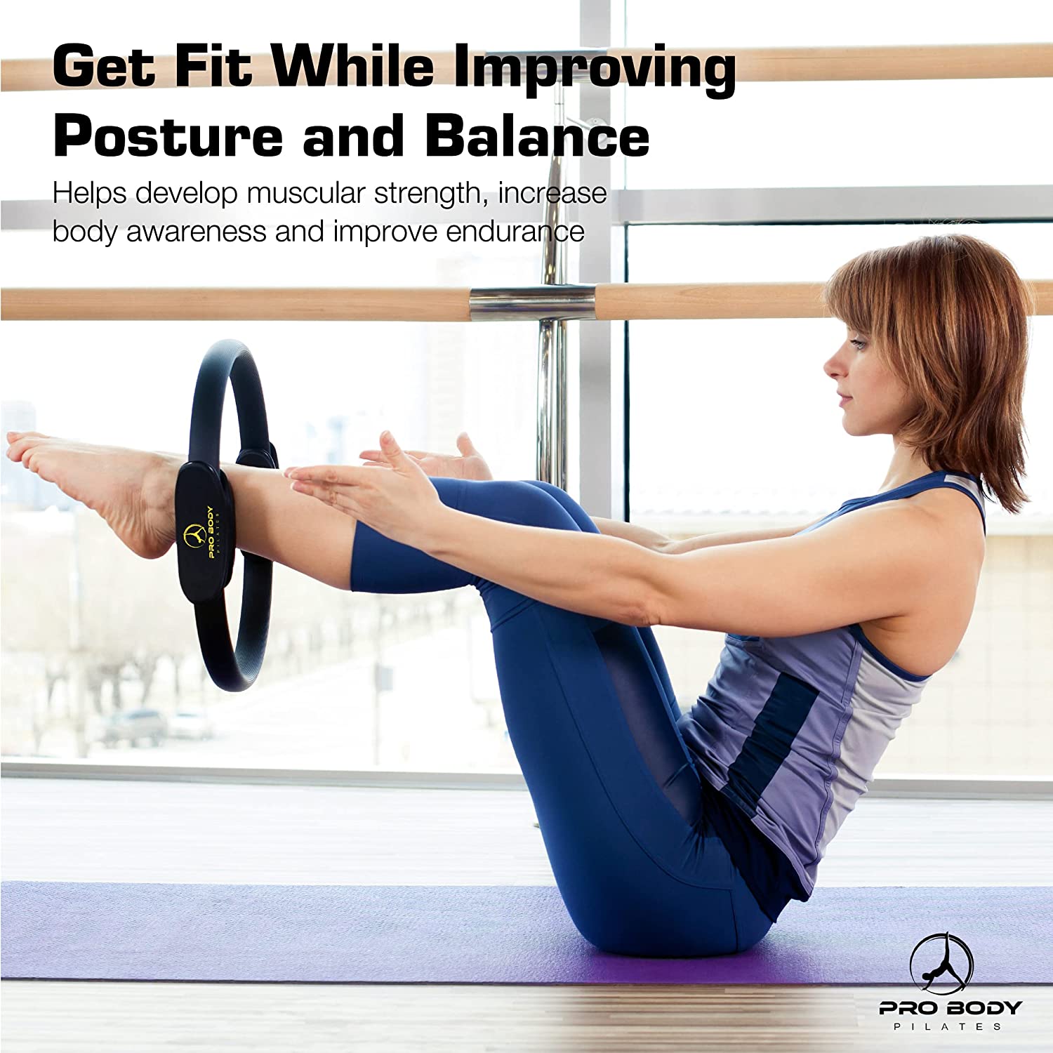 Winsor Pilates Ring Circle plus Sculpt Your Body Slim Exercise DVD Set of 3