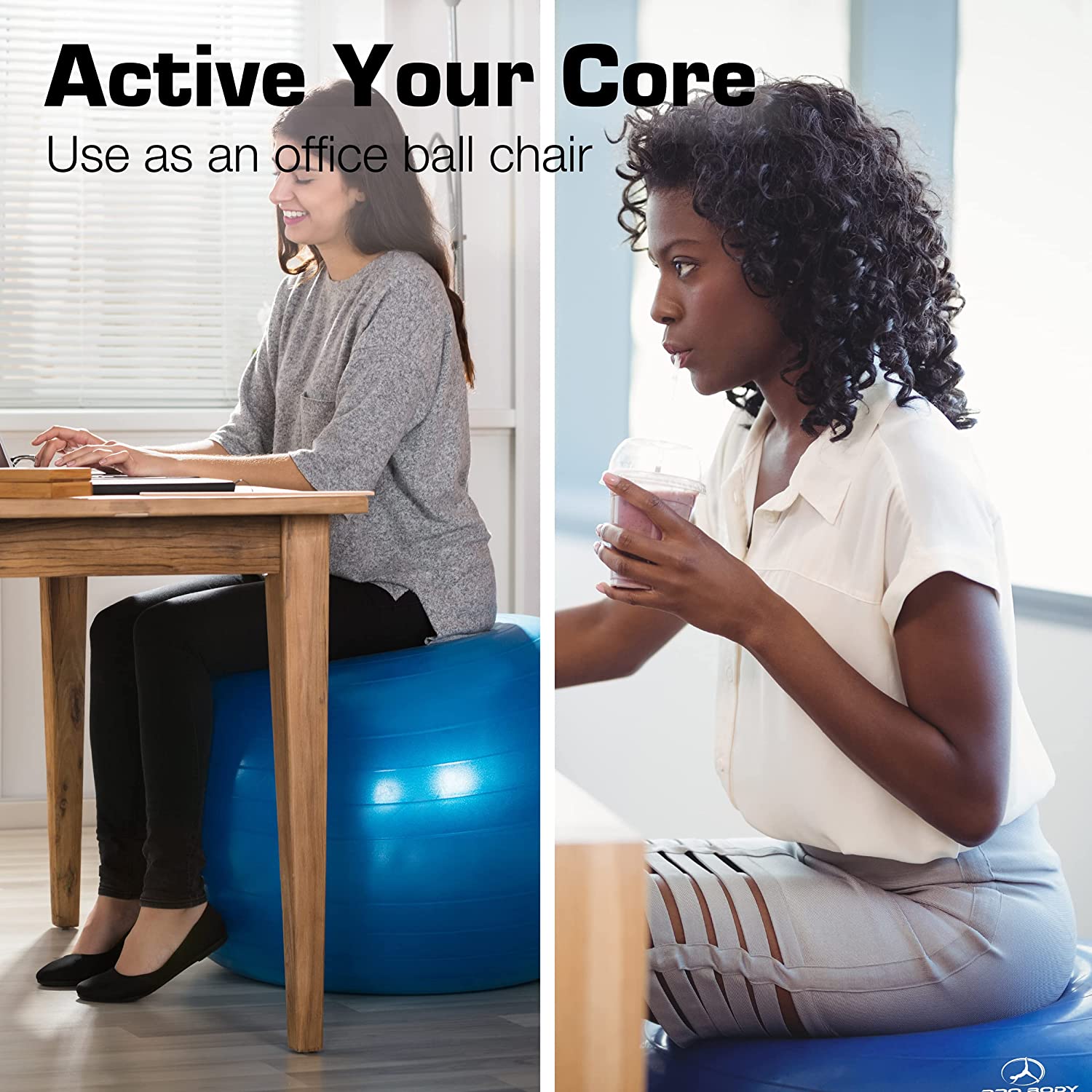 Yoga ball for discount desk