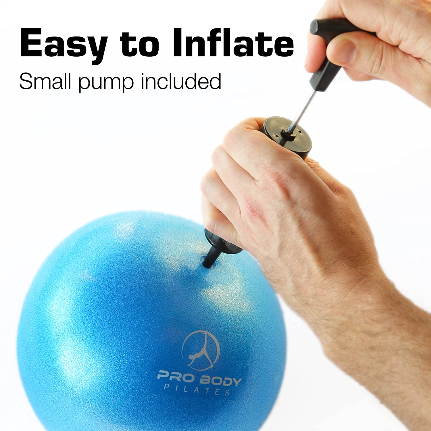 9 Inch Small Exercise Ball for Stability Barre Pilates Yoga